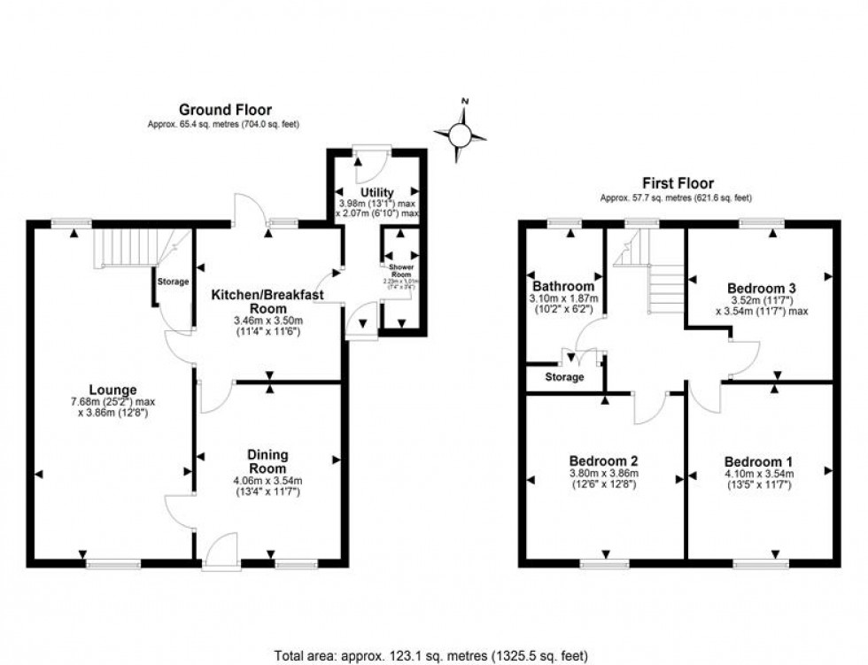 Floorplan for High Street, Frodsham
