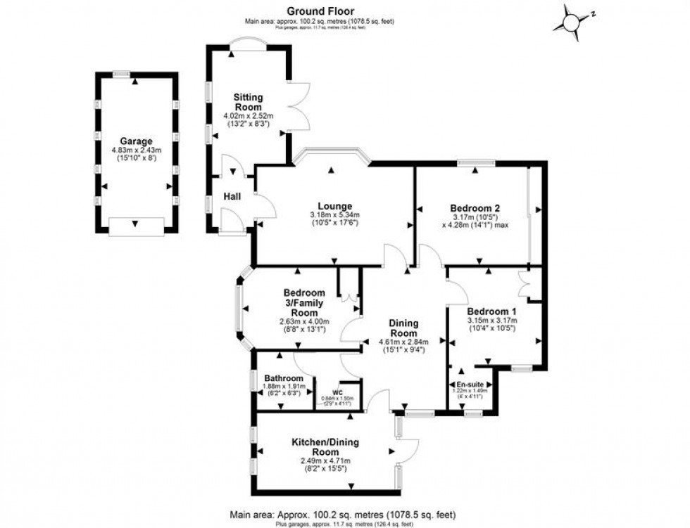 Floorplan for Old Chester Road, Helsby, Frodsham