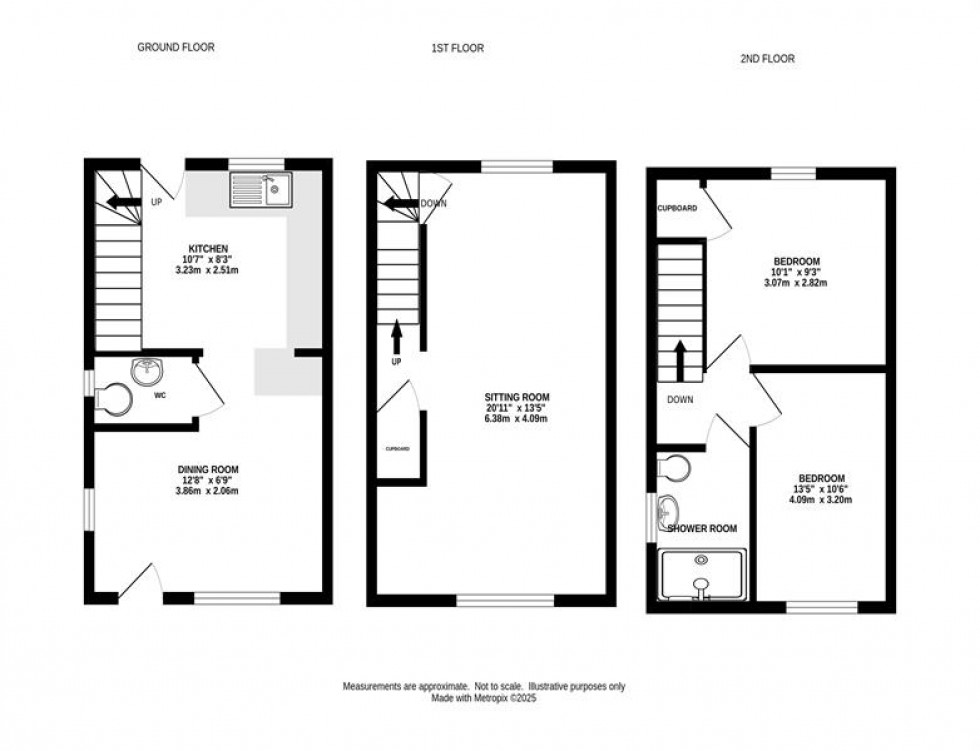 Floorplan for Fishers Bridge, Hayfield, High Peak