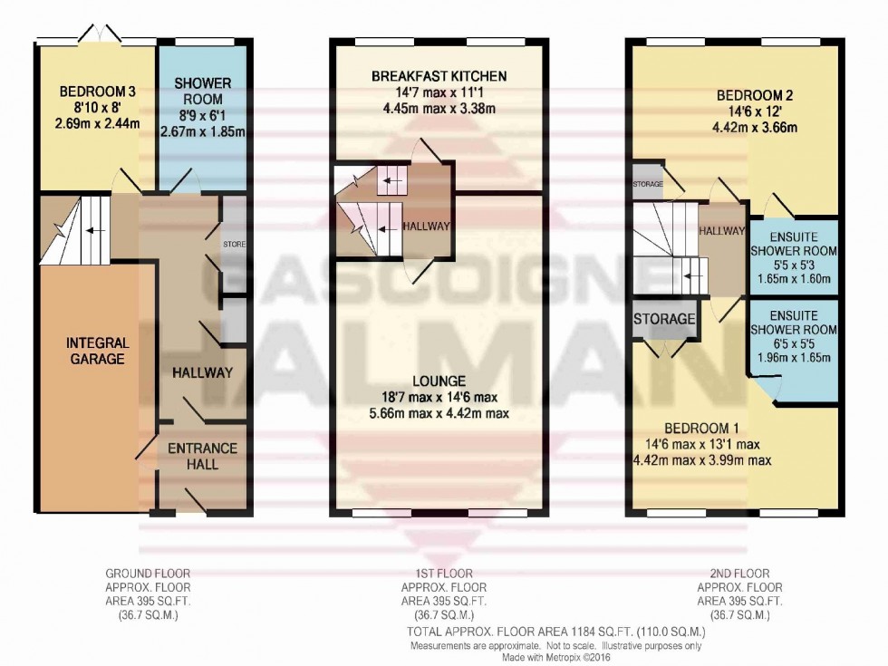 Floorplan for Lawnhurst Avenue, Manchester