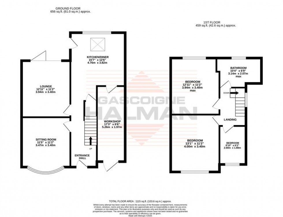 Floorplan for Ashfield Road, Sale