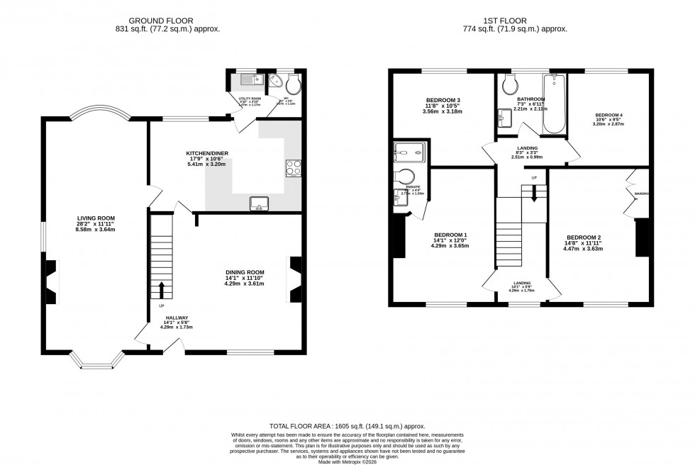 Floorplan for Knutsford Road, Wilmslow
