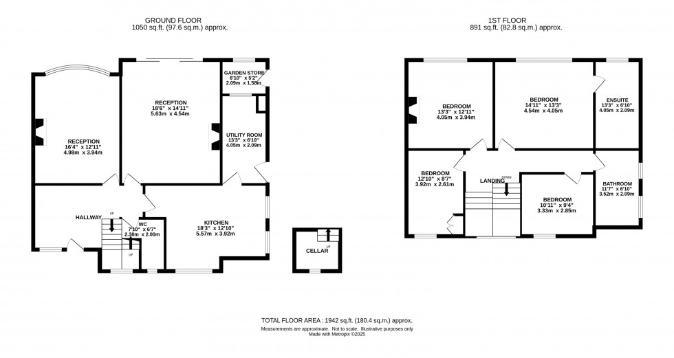 Floorplan for Pinfold Lane, Romiley