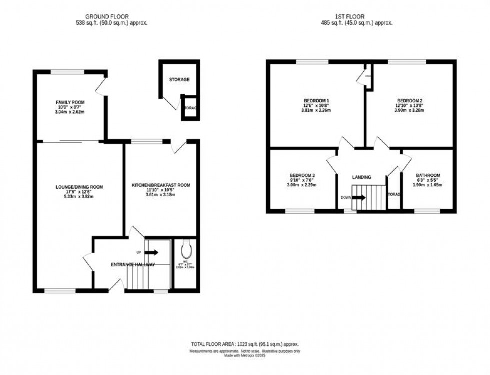 Floorplan for Parkett Heyes Road, Macclesfield