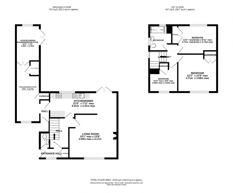 Floorplan for St. Andrews Drive, Holmes Chapel
