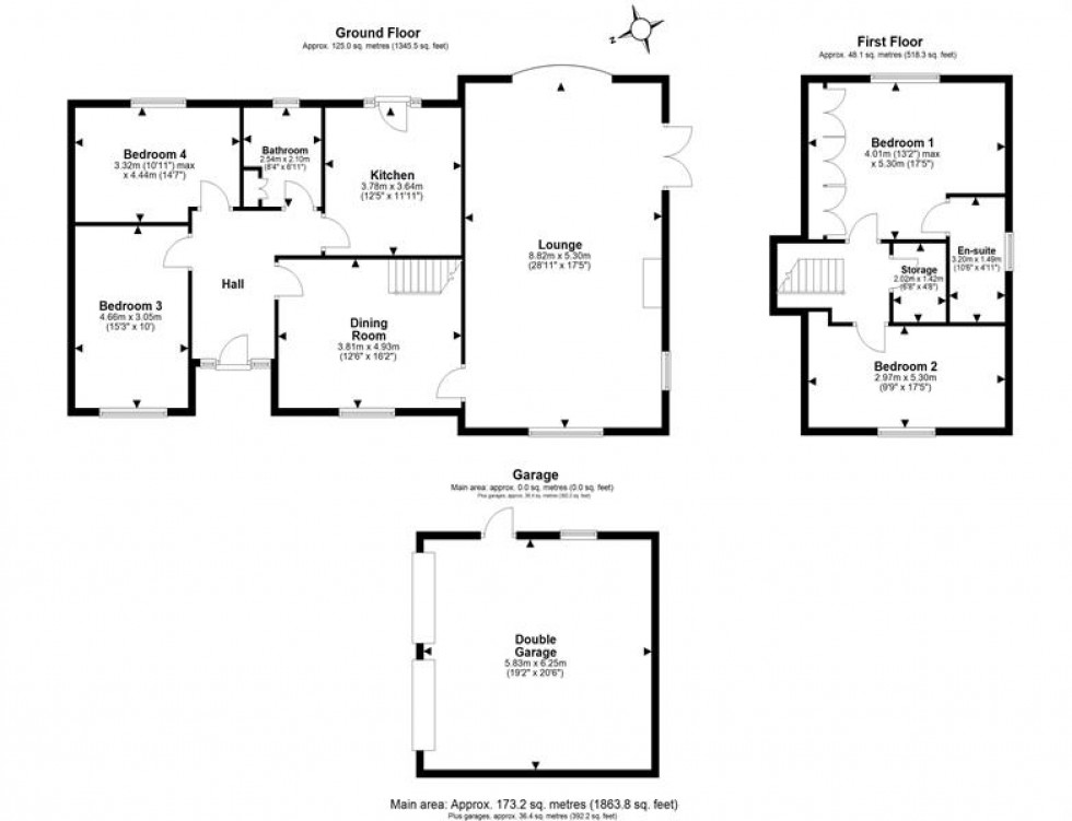 Floorplan for Post Office Lane, Norley, Frodsham