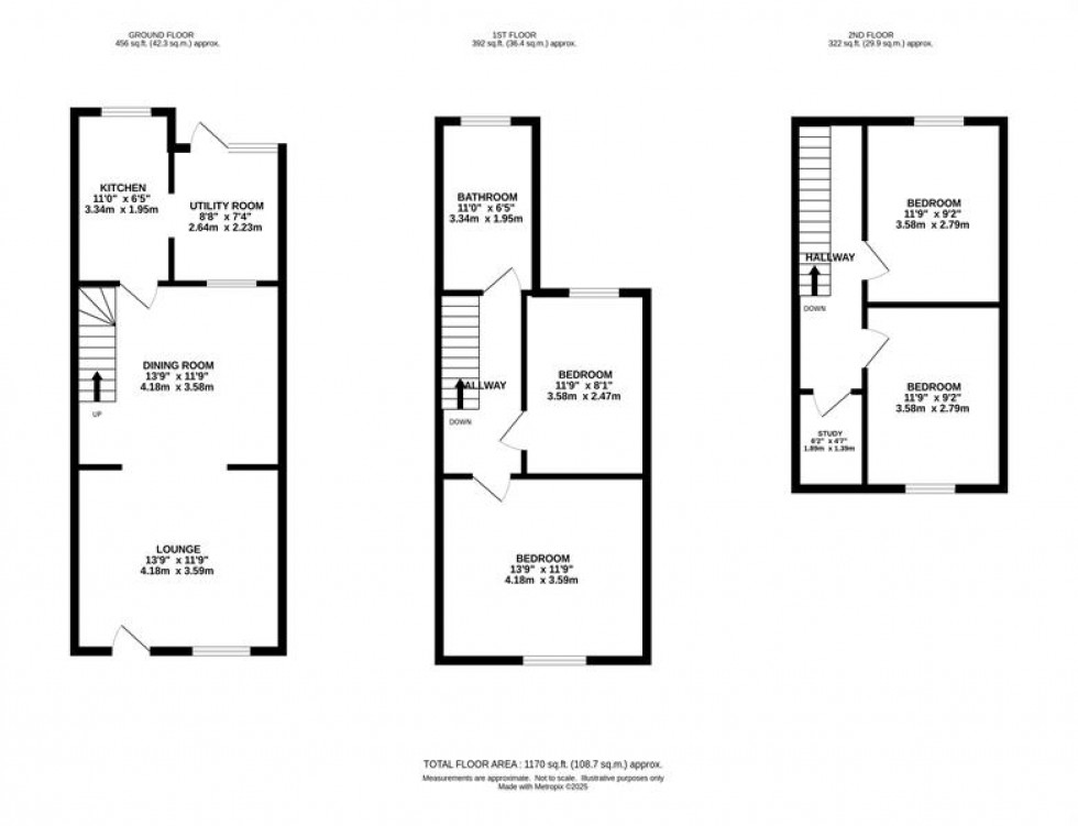 Floorplan for Bond Street, Macclesfield