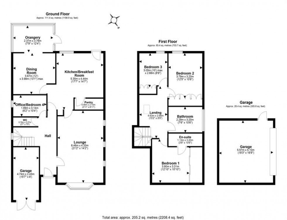 Floorplan for Bank House Lane, Helsby, Frodsham