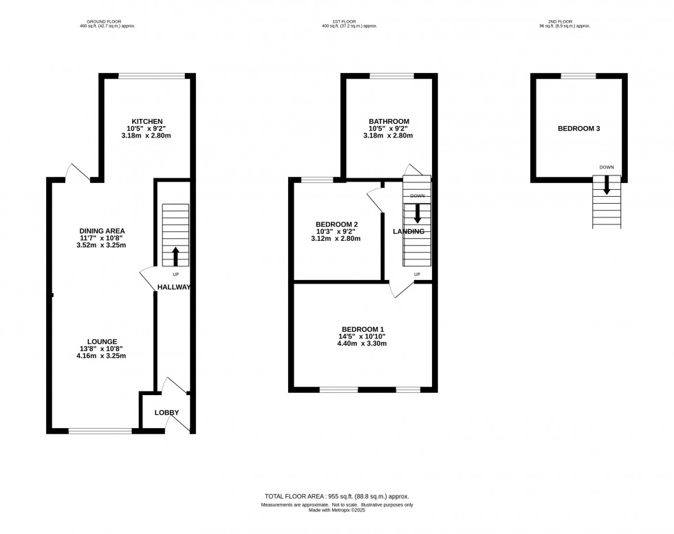Floorplan for Longhurst Lane, Mellor