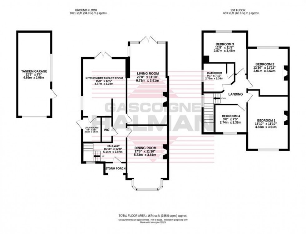 Floorplan for Victoria Close, Bramhall