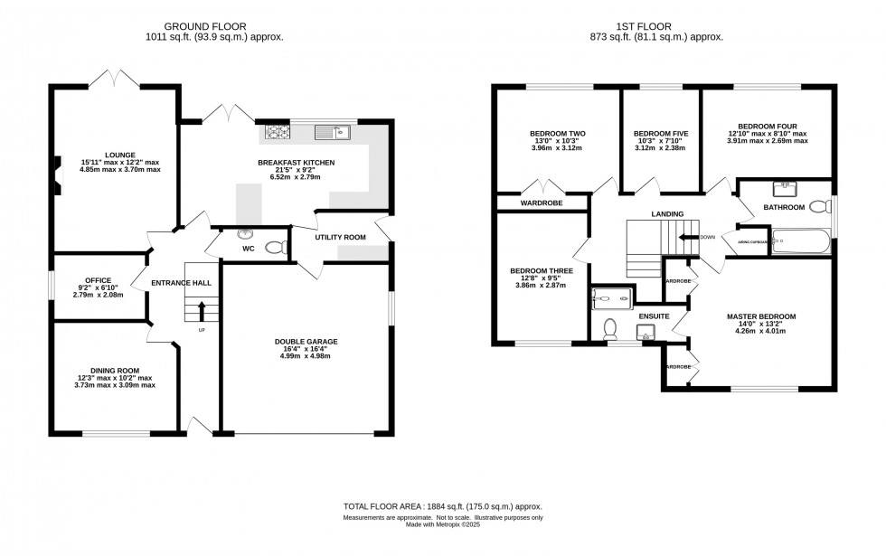Floorplan for Augusta Drive, Macclesfield