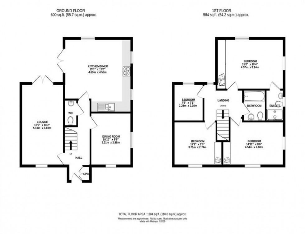 Floorplan for Sovereign Way, Chapel-En-Le-Frith, High Peak