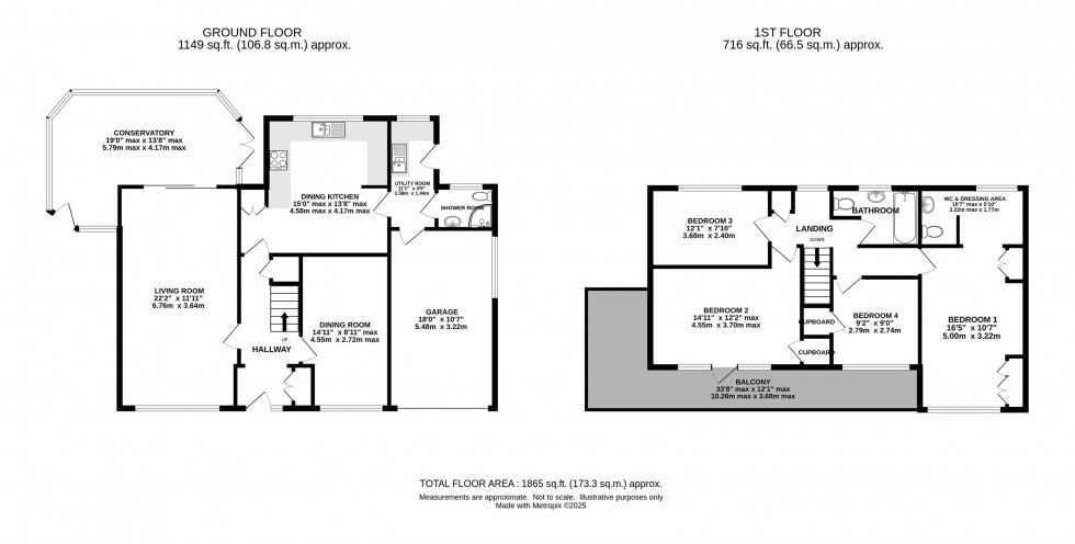 Floorplan for North Downs, Knutsford