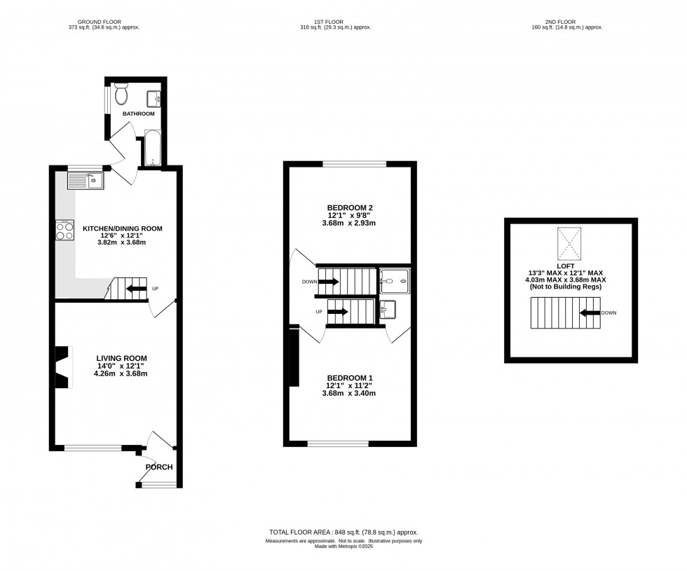Floorplan for Moordale Road, Knutsford