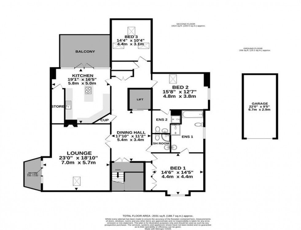 Floorplan for The Avenue, Hale, Altrincham