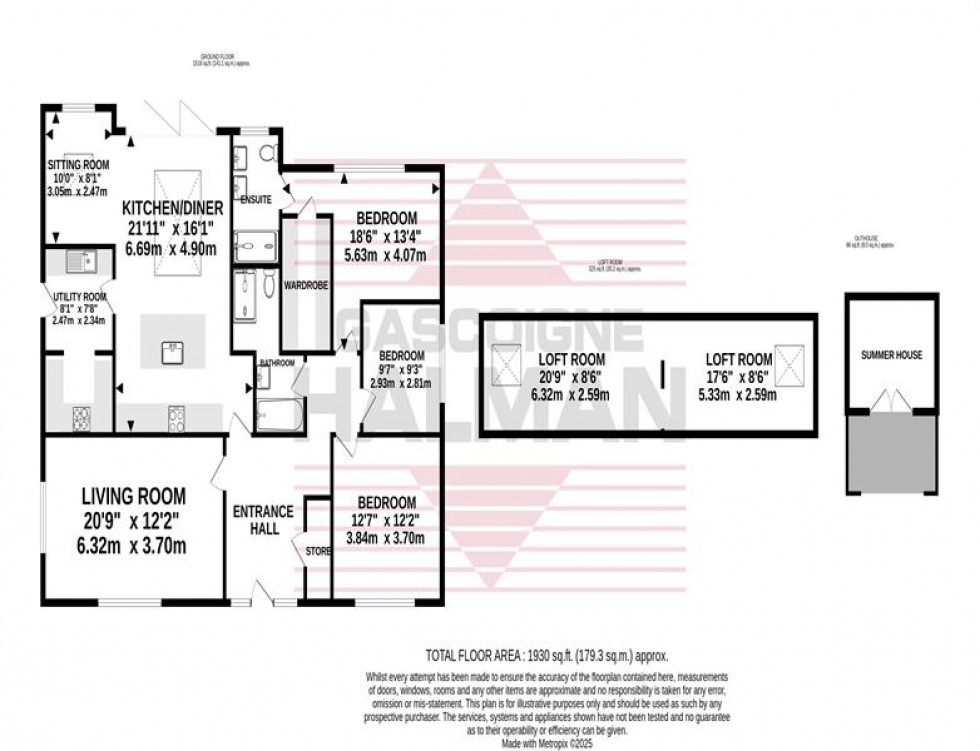 Floorplan for Grange Avenue, Cheadle Hulme, Stockport
