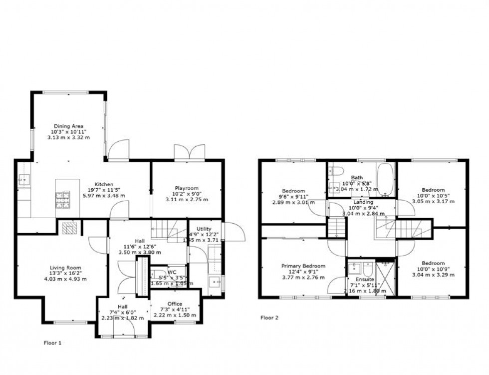 Floorplan for Hillcrest Road, Gawsworth, Macclesfield
