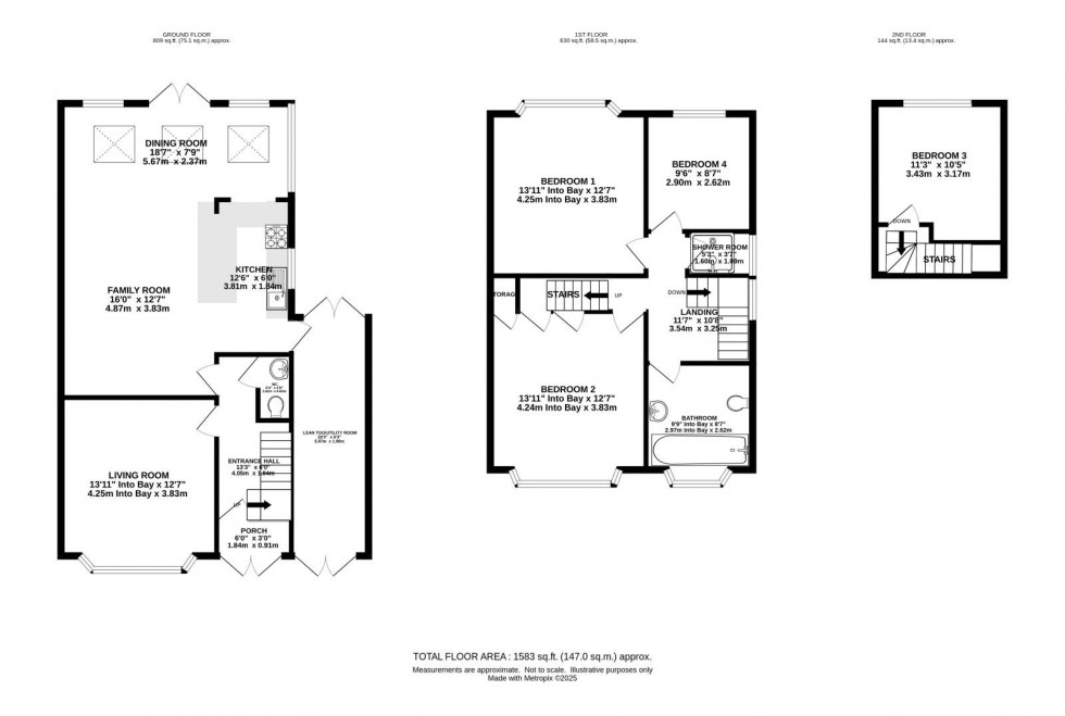 Floorplan for Wilmslow Road, Didsbury