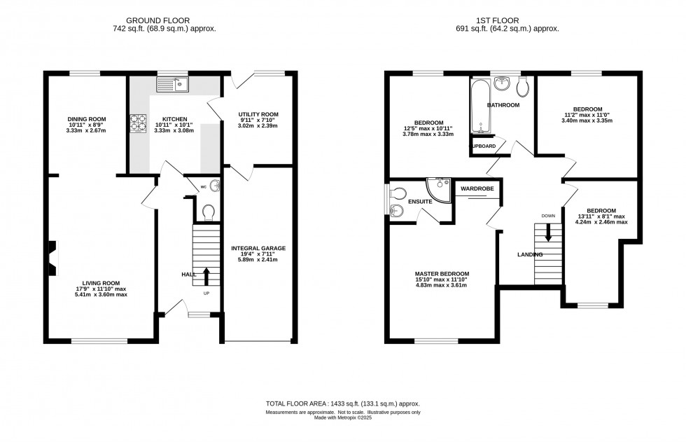 Floorplan for Portree Drive, Holmes Chapel
