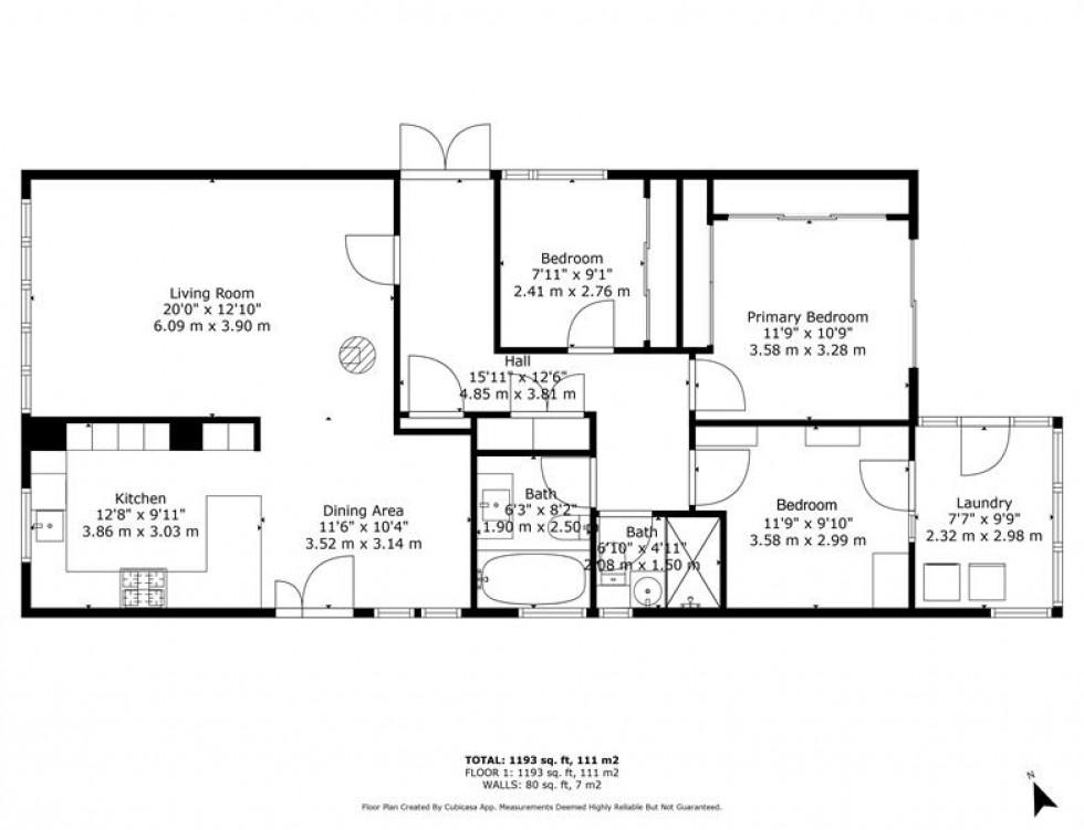 Floorplan for Marigold Close, Macclesfield