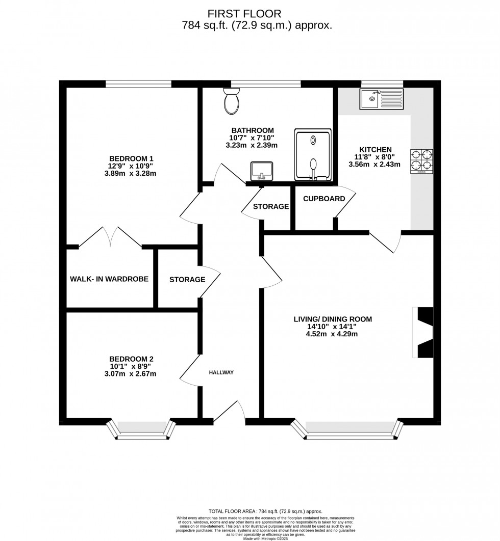 Floorplan for Carrs Court, Church Street, Wilmslow
