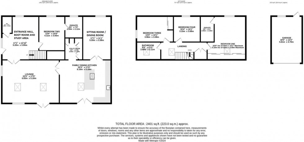 Floorplan for Impeccable barn in Calveley with option to acquire extra land