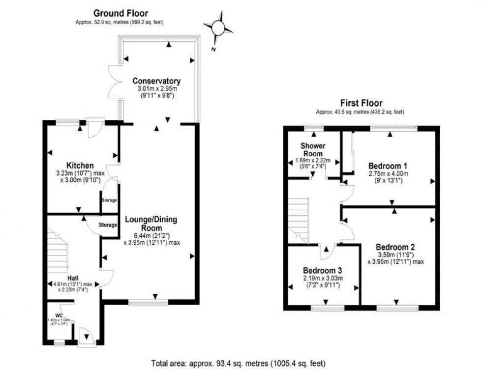 Floorplan for Ship Street, Frodsham