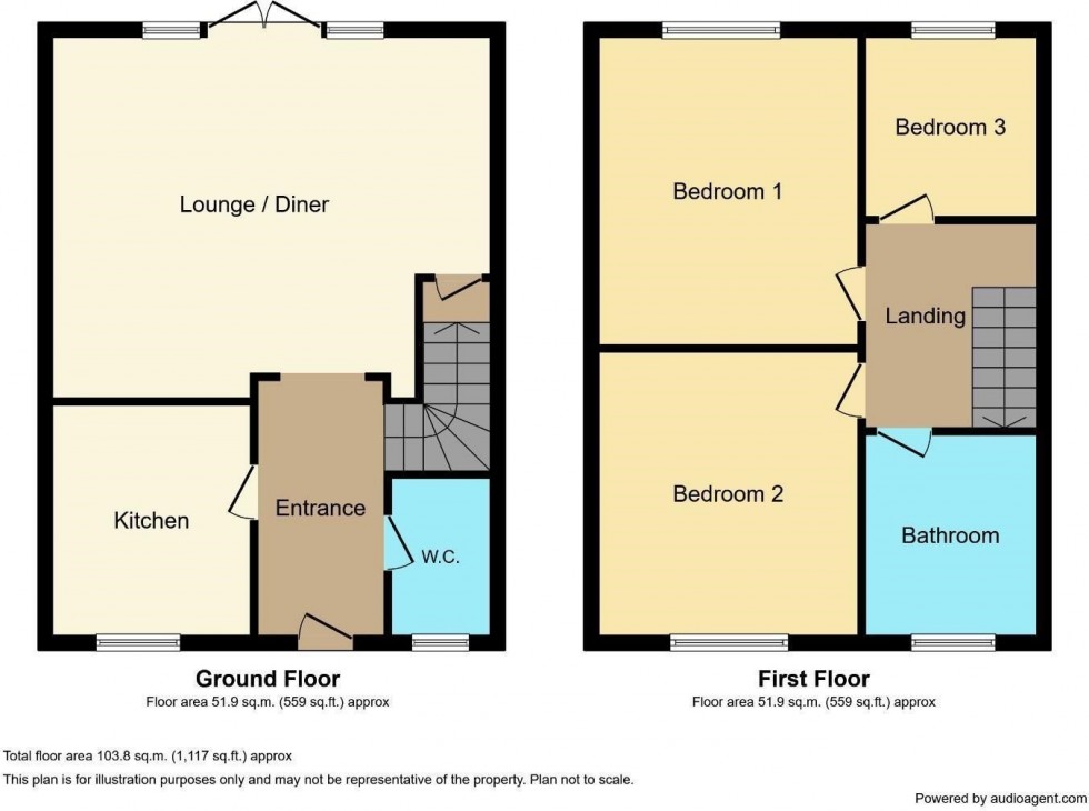 Floorplan for Tighe Avenue, Winsford