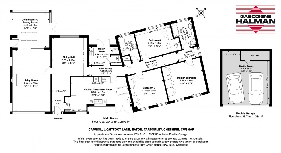 Floorplan for Eaton, Tarporley