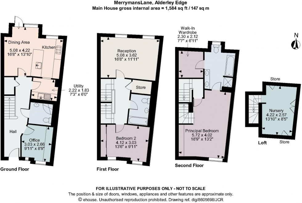 Floorplan for Edge View Crescent, Merrymans Lane, Alderley Edge