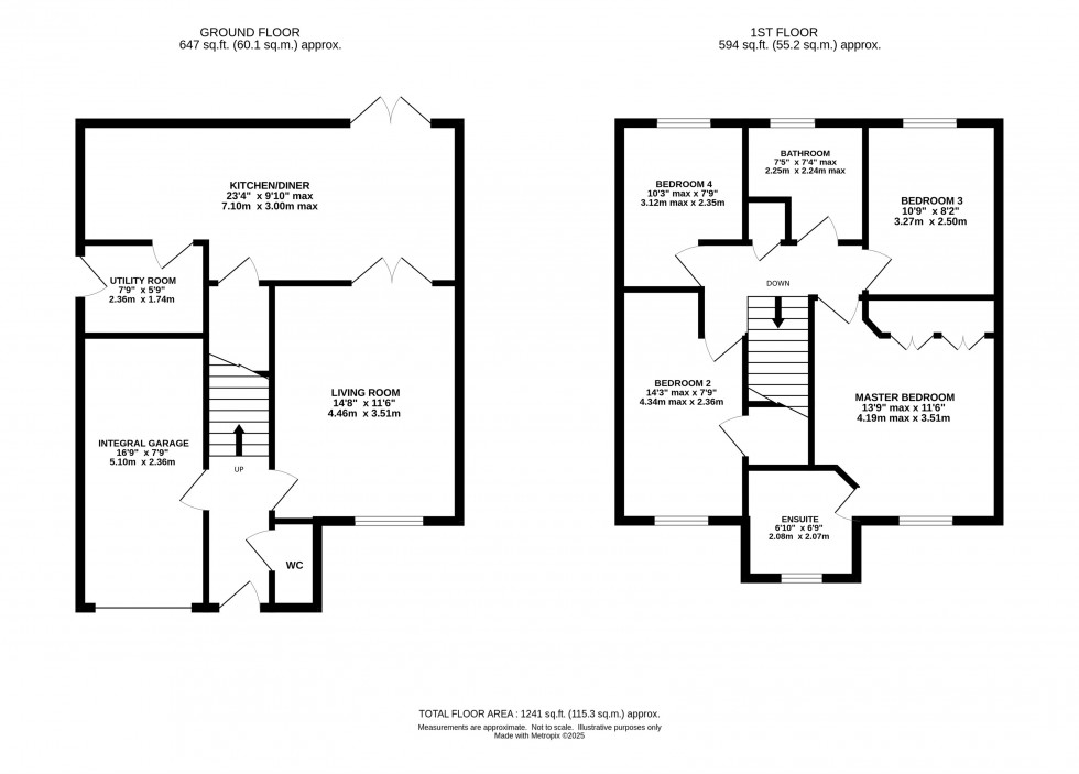 Floorplan for Wade Avenue, Warrington