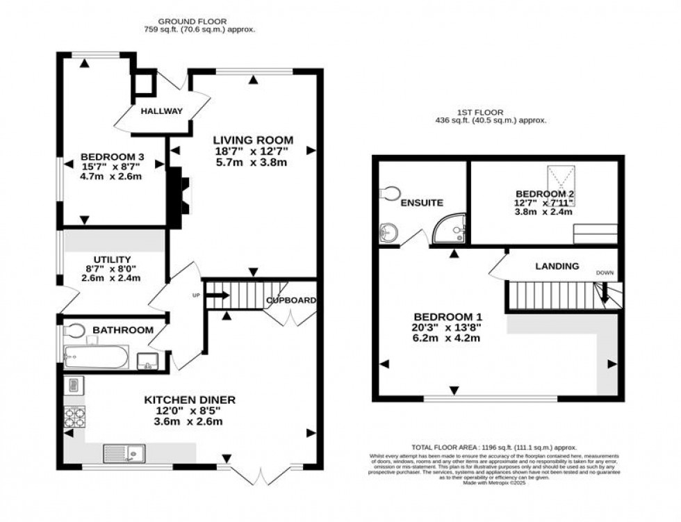 Floorplan for Buckfast Close, Hale, Altrincham