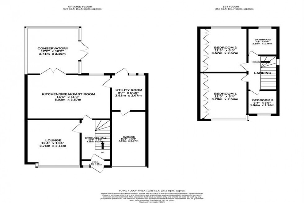 Floorplan for Dickens Lane, Poynton