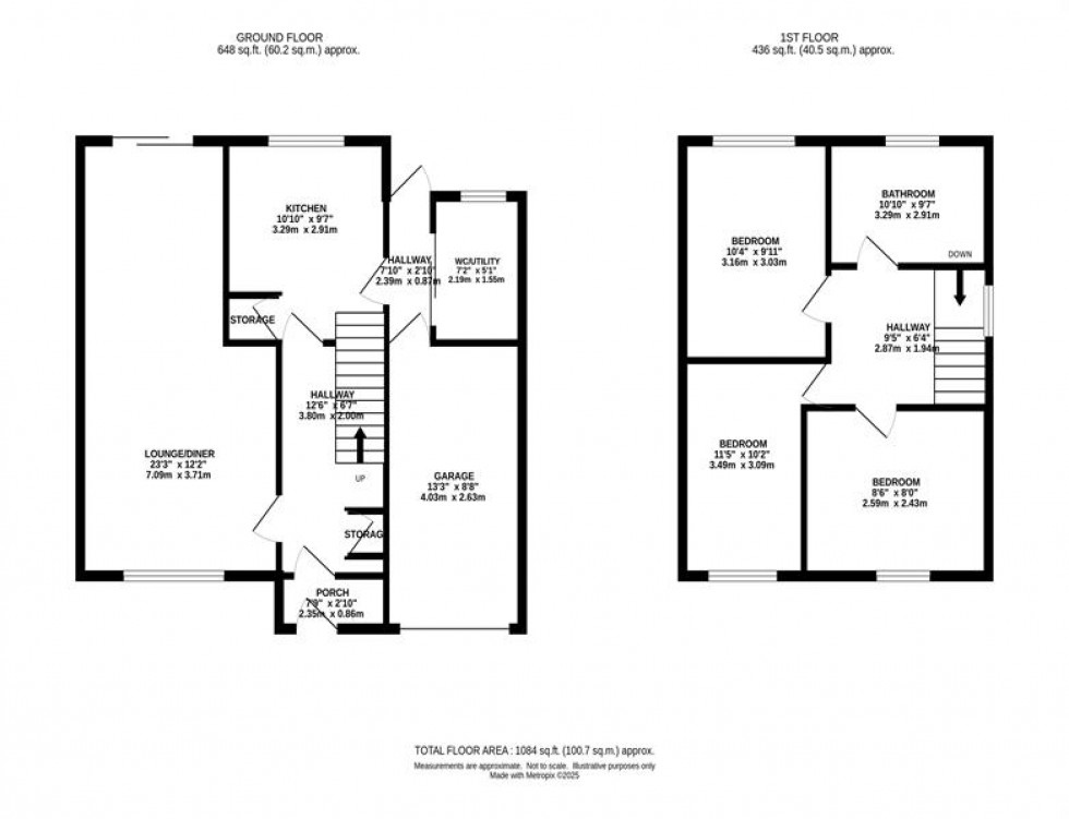 Floorplan for Kenilworth Road, Macclesfield
