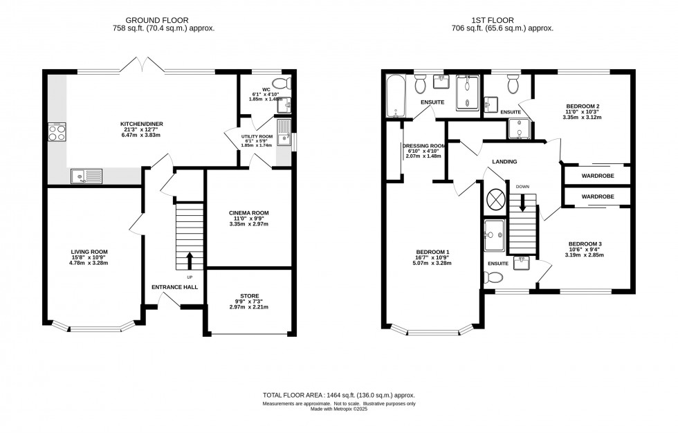Floorplan for Devis Way, Knutsford