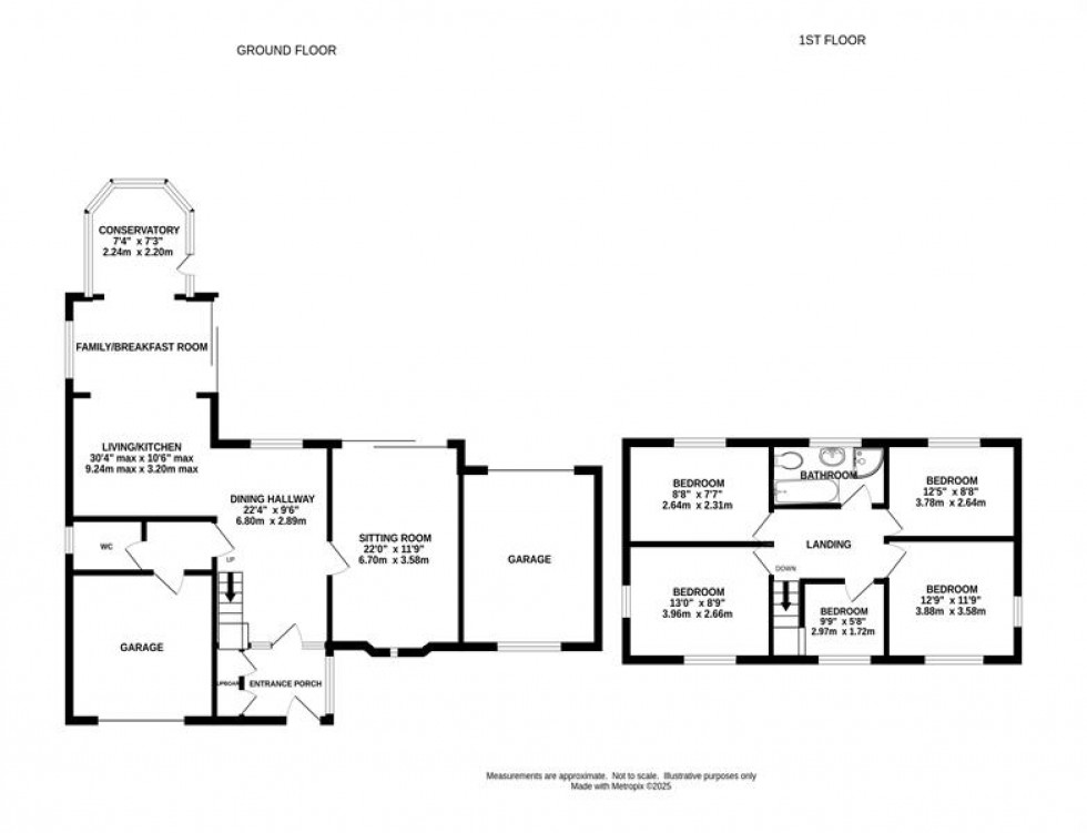 Floorplan for Meadowfield, Whaley Bridge, High Peak