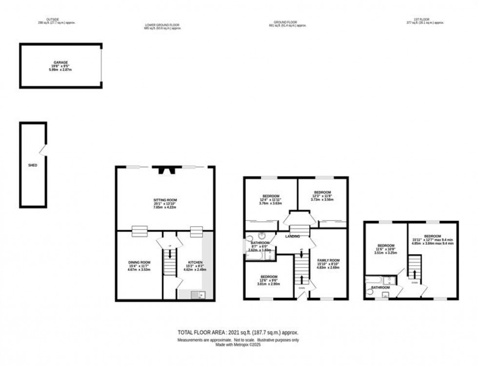 Floorplan for Chapel Road, Whaley Bridge, High Peak