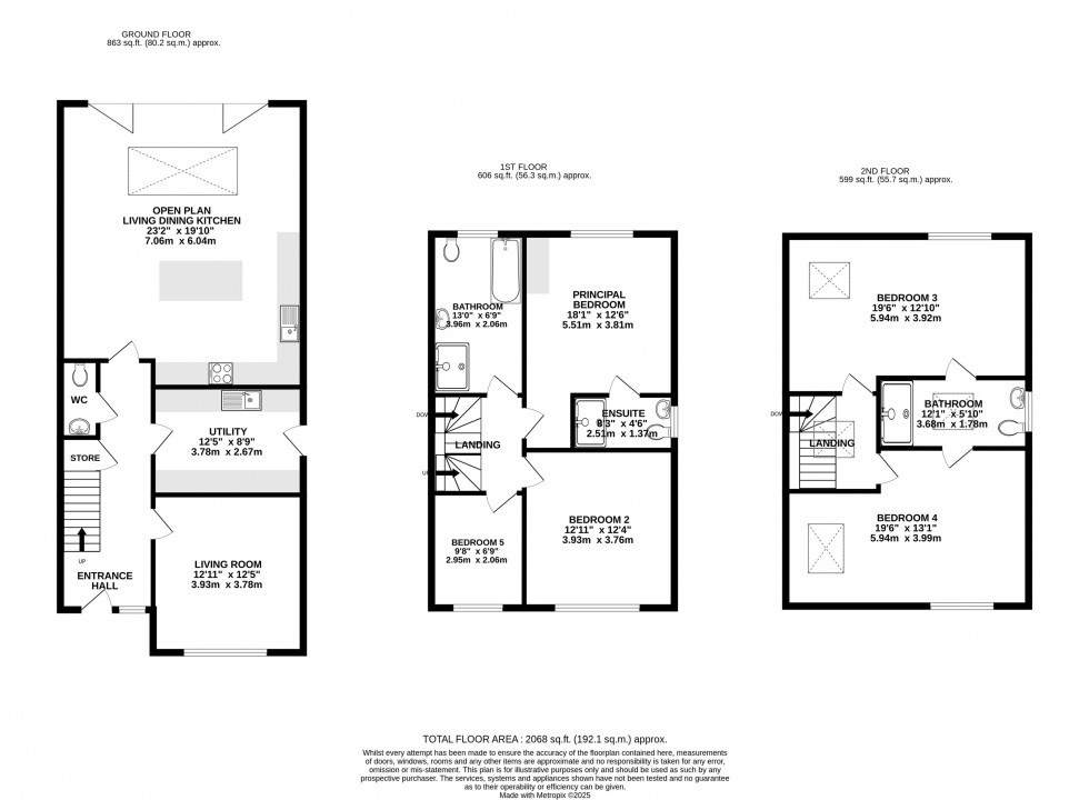 Floorplan for Lacey Green, Wilmslow