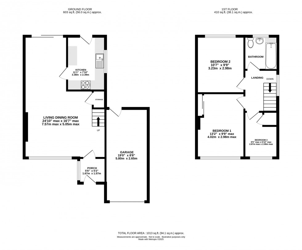 Floorplan for Mallard Close, Knutsford