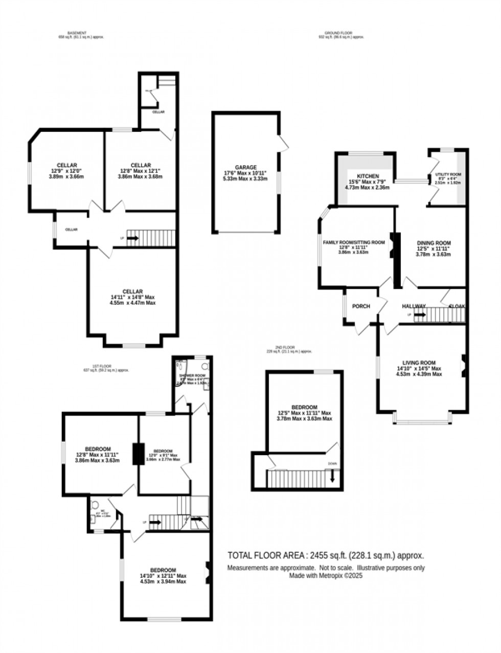 Floorplan for Oldfield Road, Altrincham