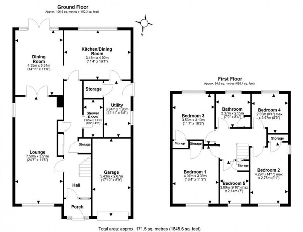 Floorplan for Beech View Road, Kingsley, Frodsham