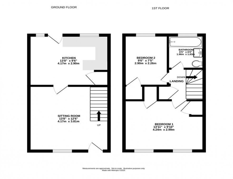 Floorplan for Beresford Avenue, Chapel-En-Le-Frith, High Peak