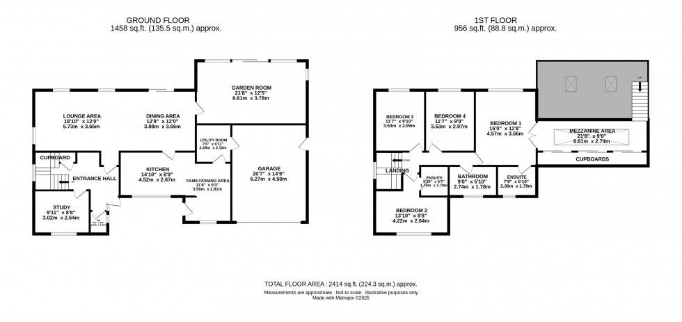 Floorplan for Eaton Drive, Alderley Edge