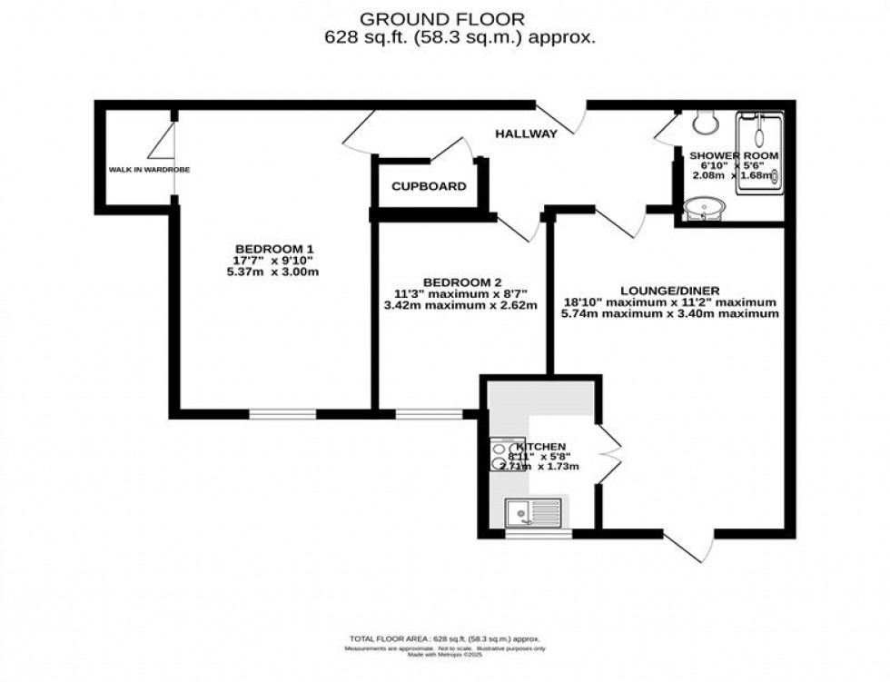 Floorplan for Lovell Court, Parkway, Holmes Chapel