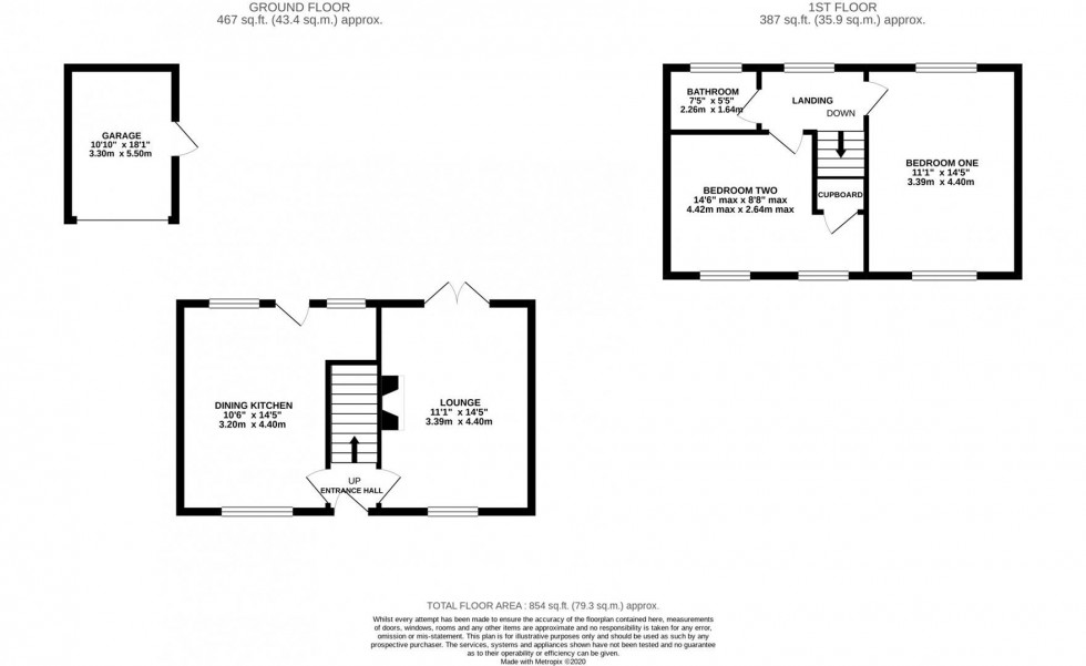 Floorplan for Distaff Road, Poynton