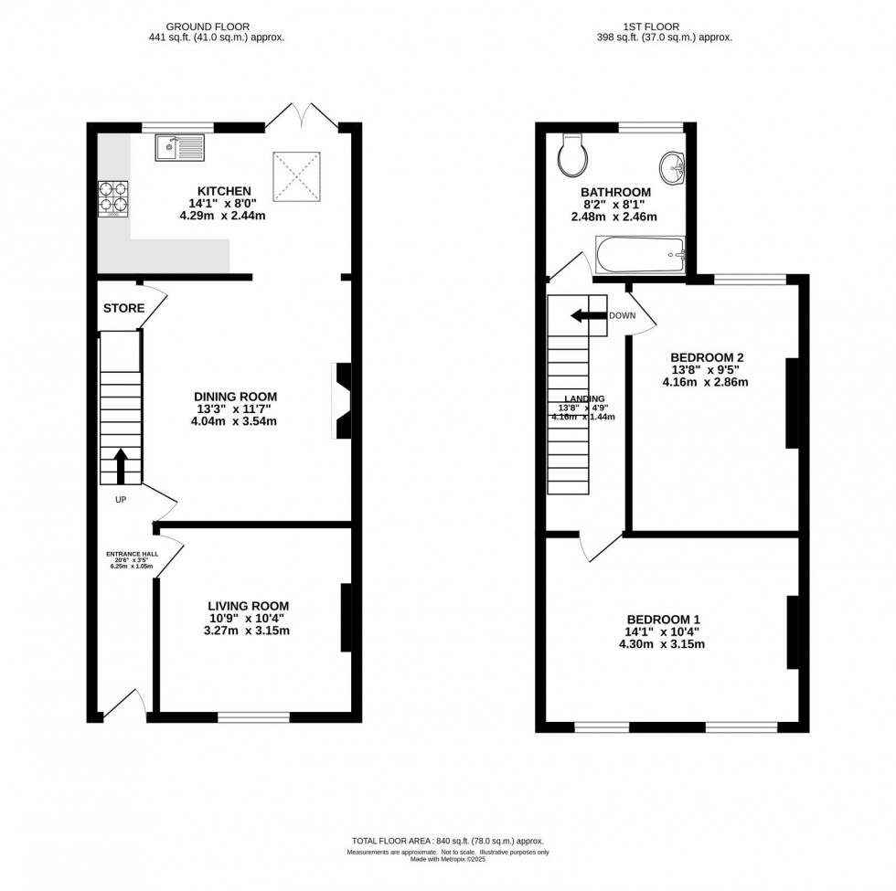 Floorplan for Henwood Road, Withington