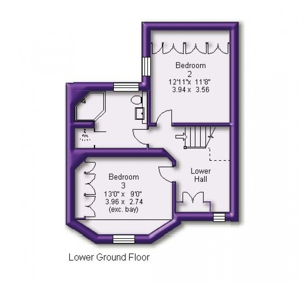 Floorplan for Leigh Road, Hale, Altrincham