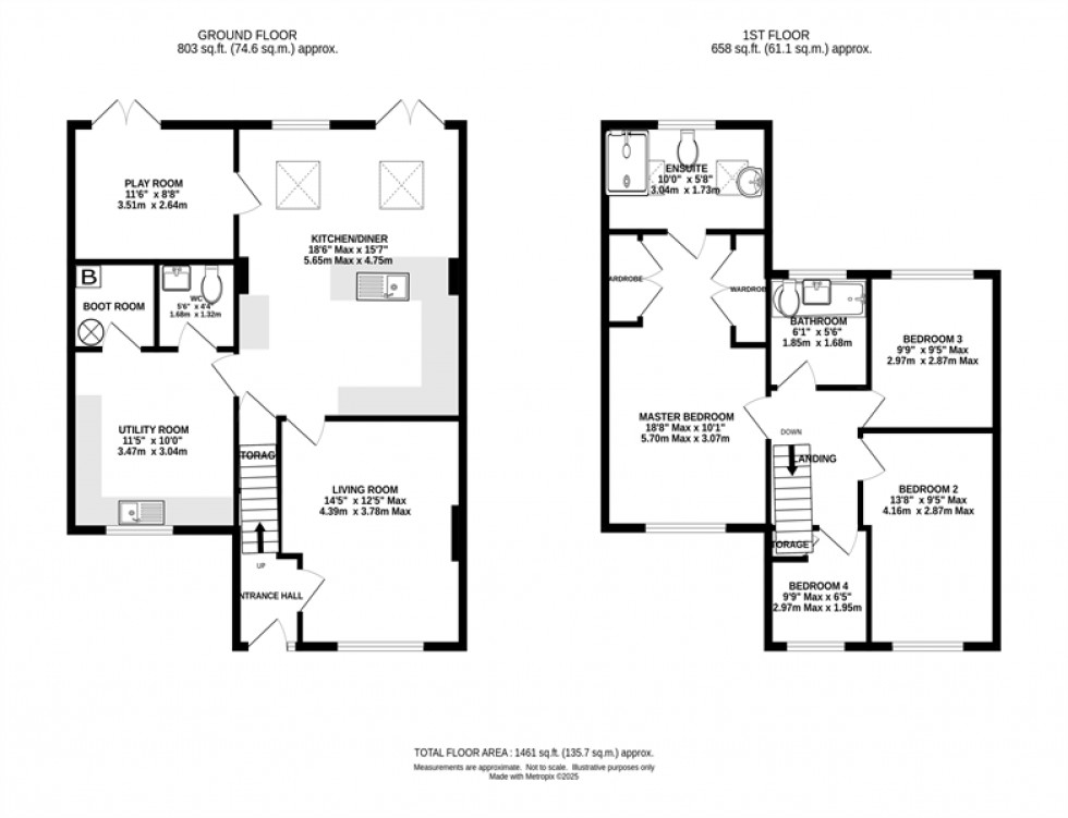 Floorplan for Spey Close, Altrincham
