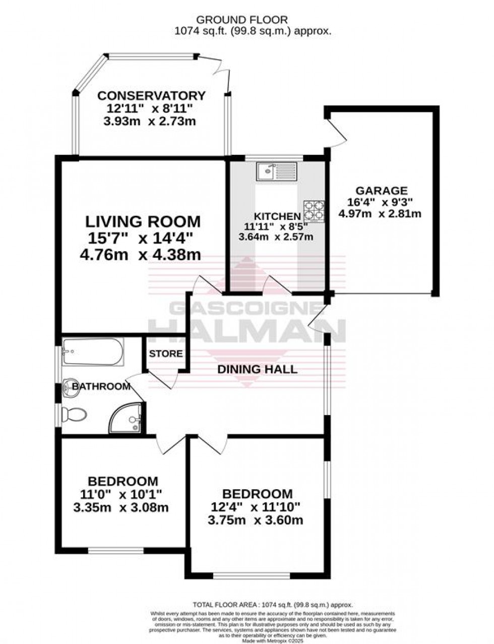 Floorplan for Rimsdale Close, Gatley
