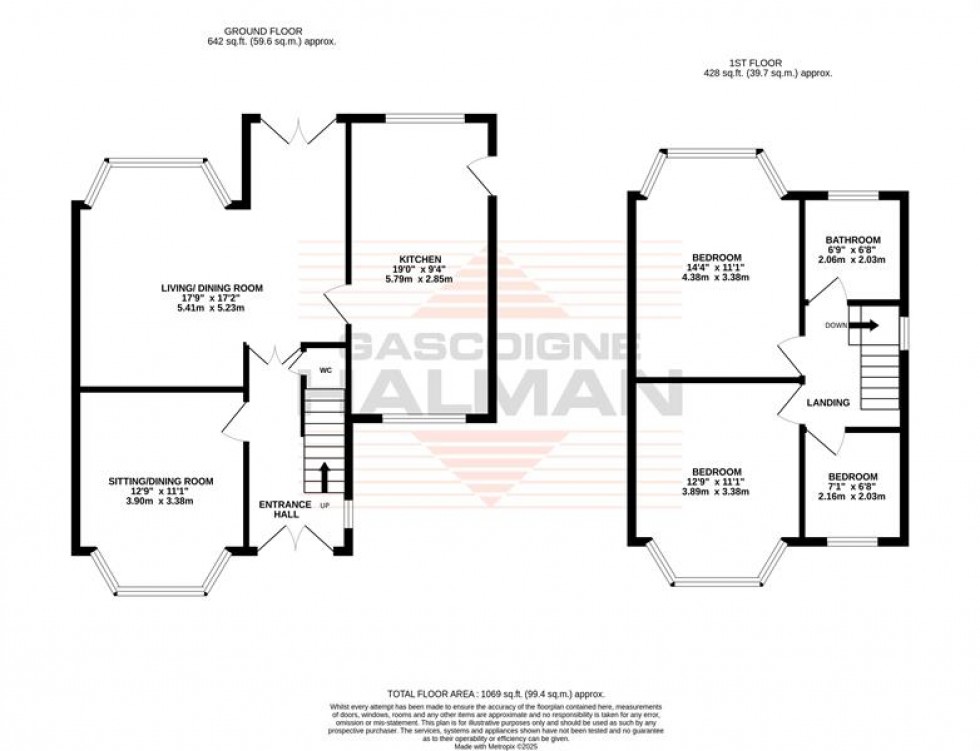 Floorplan for Arcadia Avenue, Sale